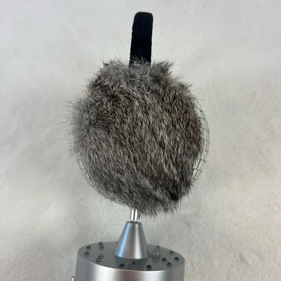 Fluffy Rabbit & Velvet Covered Earmuffs - Picture 3 of 7
